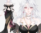 高精度・高複雑度Live2DVモデル制作します 立ち絵からモデリングまで一貫対応無制限修正・商用利用可 イメージ2