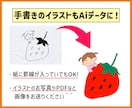 イラストやロゴをイラストレーターでデータ化します スピードAiデータ納品！手書き・CanvaのデータもOK！ イメージ3