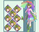 かわいい！かっこいい！キャラクターデザインします ケモ耳！角！任せてください！モチーフ3つで制作可能！ イメージ4