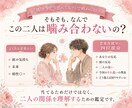彼とすれ違う理由を四柱推命で読み解きます 好きなのに噛み合わない。その理由を二人の違いから見ます イメージ4