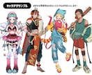 コスパ最強！Vtuberさまのモデル制作いたします 【キャラデザ-モデリング 全工程30,000円〜】 イメージ2