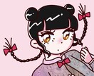 ちょっぴりレトロちっくな女の子のイラストを描きます 【ココナラ初制作、先着5名まで低価格キャンペーン】実施中！ イメージ9