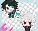 ゆるぽちゃ！可愛い2頭身ミニキャラ作成します アイコン、動画等、グッズ、スタンプ等幅広く対応します！ イメージ4
