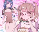 人物イラスト描きます 可愛い女の子のイラストを得意としています！ イメージ2