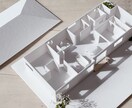 住宅設計のプレゼンで空間を模型で製作致します 図面だけでは伝わりきらない思いを模型で形にできます イメージ3