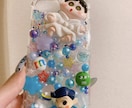 iPhoneケースやiQOSケース等をデコります 世界に一つだけ！オーダーメイドのキラキラアクセサリー イメージ4