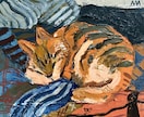 油彩で可愛くオシャレにペットを描かせてくださいます 犬、猫、兎、金魚・・・あなたのペットを描きます！ イメージ2