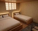 リアルな内装建築パース作成します 複数回ラフ案の修正で最大限ご希望にお応えします イメージ6