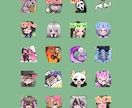 かわいいTwitchスタンプお作りします VTuberさんなどにおすすめ！ちびキャラスタンプ作ります！ イメージ7