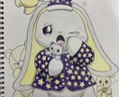 かわいい手描きのイラスト描きます 思わず抱きしめたくなる、ふんわりした柔らかな創造 イメージ3