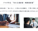 転職成功へ導く履歴書・職務経歴書を作成しますます あなたの強みを引き出す“伝わる書類”を丁寧に作成します イメージ1