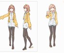 ポップかわいいキャラクターデザイン作ります Vライバーさんや活動者さんのデザインなどお作りします！ イメージ1
