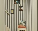 海外風の壁紙コーディネート１部屋から行います 色柄壁紙は得意です！飾らなくてもおしゃれな部屋 イメージ9