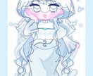 ミニキャライラスト描きます はっきりした色合いの可愛いイラストを差し上げます イメージ1