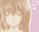 水彩タッチ☆ほんわか女の子のイラスト描きます SNSアイコンや名刺などにご利用可能です☆ イメージ1