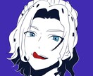 目を引くビビッドアイコン描きます はっきりとしたカッコイイアイコン、最短1週間で納品します！ イメージ1
