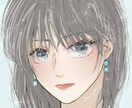 SNS用のアイコン作成致します キラキラかつシンプルな美男美女のイラスト描きます。 イメージ1