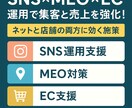 SNS×MEO×EC運用で集客と売上を強化します 現場経験者のノウハウをフル活用した運用 イメージ1