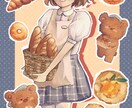透明感のある水彩タッチでふんわり可愛く描きます コンセプトにぴったり合った女の子のイラストをご提供します イメージ2