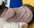 編み物代行してお編みいたします ワンちゃん（犬）ネコちゃん（猫）ベビー（赤ちゃん）ニット イメージ9