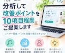 LP・商品ページの改善点をお伝えします CVR改善の視点でページを具体的に分析します イメージ1