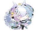 もちもち絵柄なSDキャラクターを描きます ₺ƾ₺ƾ！な絵柄で更にあなたのキャラクターに可愛さを！ イメージ2