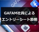 現役GAFAM社員がエントリーシート添削します あなたの個性を活かす「ガクチカ」「志望動機」を仕上げます。 イメージ1