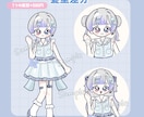 ポップな立ち絵イラストお描きします 商用利用あり！口パク立ち絵対応！！ イメージ3