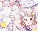 一枚絵、サムネイル、ヘッダーアイコンリング描きます 商用利用OK！ゲーム、配信、SNSなど、特典・グッズにも イメージ3