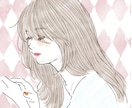 雰囲気あるおしゃれなお姉さん 水彩タッチで描きます 印象的！写真を基にふんわりみずみずしく、上品&親しみを✨ イメージ1