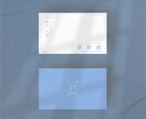 女性向け｜くすみカラー名刺作成ます 【印刷可】ショップカード｜女性らしいエレガントなデザイン イメージ2