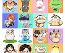 かわいい動物・人物のアイコン・ヘッダー描きます ブログにも◎アフターフォロー有！高品質なデフォルメ絵を提供！ イメージ4