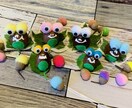 クリスマスツリー・どんぐり人形を作ります まつぼっくりのツリーとどんぐりでカエルを作ります。 イメージ4