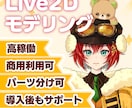 Live2Dモデリング+デビューまでサポートします VTuber活動経験があるため、実践的なモデリングができます イメージ1