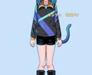 キャラクター全身立ち絵描きます あなたのオリキャラの立ち絵をお描きします イメージ2