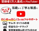 YouTube初心者の始め方をフルサポートします 完全初心者でも安心！登録者3万人達成者が丁寧回答＆週1打合せ イメージ1