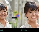 3枚-自然で可愛く見える人物写真に仕上げます 自然で可愛い仕上げを求める女性の方へ イメージ2