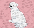 大切なペットや動物のお写真をイラスト化します SNS等のアイコンやグッズにもお使いいただけます イメージ2