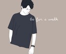 シンプルでお洒落な似顔絵描きます アイコン、プレゼントなどに☺︎ イメージ7