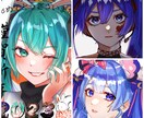 SALE中 かっこいいイラストを描きます キャラクター、動画用1枚絵、Vtuber、trpg立ち絵など イメージ3