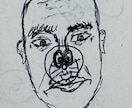 奇妙で変な人物画書いてます 基本的に万人には受けないと思います。変な絵ですので。 イメージ3