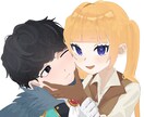 可愛い女の子のイラストを描きます コテ同、キャラクターシート等多種多様な依頼に対応しております イメージ1