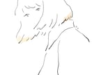 線画イラスト、描きます 強弱のある線、色使いがポイント◎ イメージ1