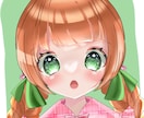 可愛いいアイコン・立ち絵お描きします キラキラ可愛い目を引くイラストをお描きします！ イメージ3