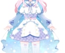 女の子のキャラクターデザイン、衣装デザイン承ります 5頭身～デフォルメ絵柄で制作いたします！ イメージ4