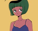 ポップで個性的なイラスト描きます 商用利用OK！他の人被らない ♪ アイコンなどにもどうぞ！ イメージ3
