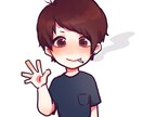 SNS用アイコンをお描きします 可愛いチビキャラから似顔絵まで イメージ6