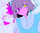 一枚絵を描きます 楽曲サムネイルなどキャッチーなイラストをお求めの方に イメージ2