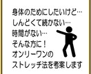 整体のプロがあなたにベストなストレッチ法を教えます 豊富な経験を活かし、あなただけのストレッチ法を教えます！ イメージ4