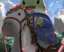 カエル・爬虫類と暮らす日常風景をお描きします 大きなカエルと共に暮らす日常風景をコンセプトにしたイラスト イメージ6
